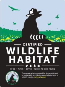 Certified Wildlife Habitat Sign